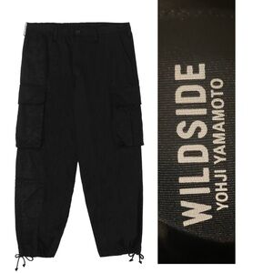 WILDSIDE YOHJI YAMAMOTO
Cotton Chino Cargo Pants (Black)